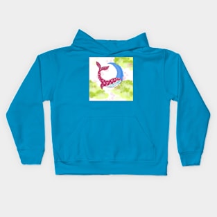 while flowers Kids Hoodie